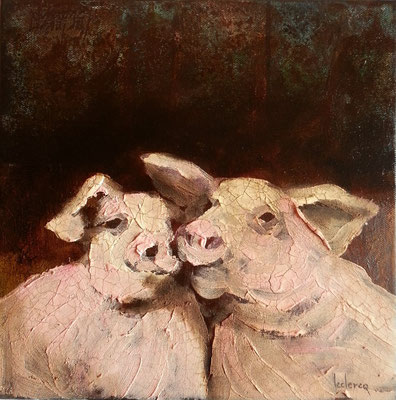 L'Amour c'est cochon 30x30 cm