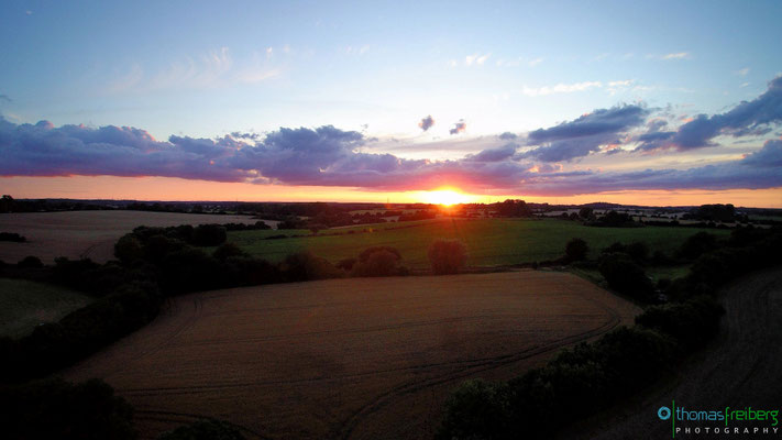 Sonnenuntergang in Hemmelsdorf