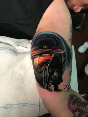 motorrad motorcycle tattoo