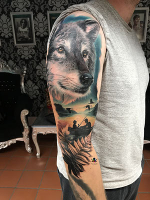wolf tattoo