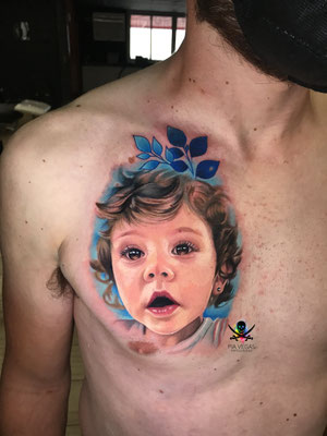 daughter tochter portrait tattoo