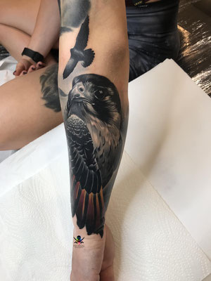 Vogel bird tattoo