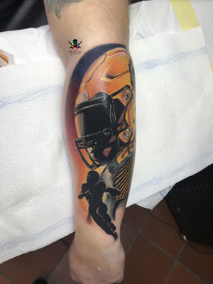American football Tattoo