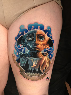 dobby harry potter tattoo