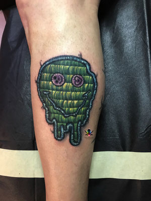 Farruko Pepas Patch Tattoo