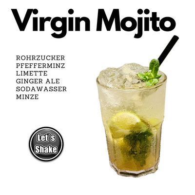 Virgin Mojito , Mocktails Letsshake frisch aus unserer mobilen Bar gemixt