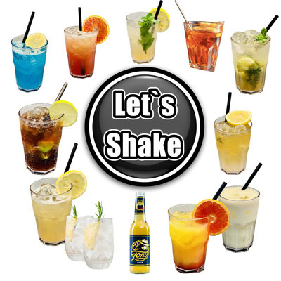 drinks von letsshake.ch für Firmenevents sowie Hochzeiten, Cocktail Letsshake frisch aus unserer mobilen Bar gemixt