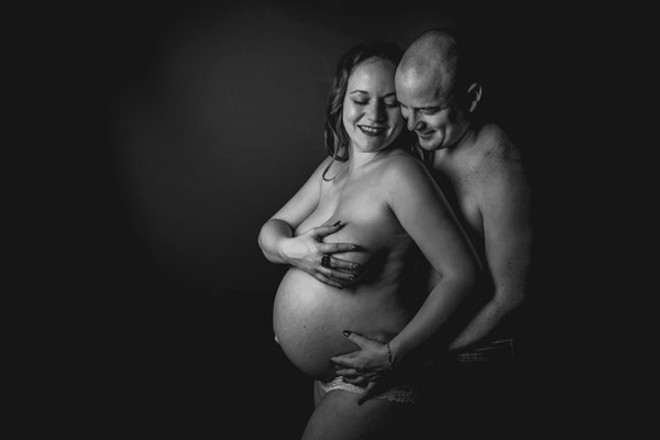 Séance photos grossesse à domicile sur Yerville