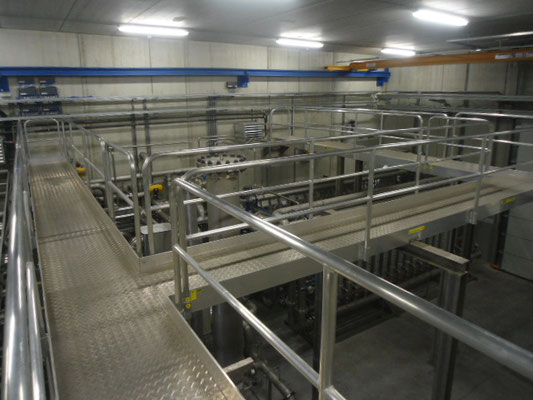 Wartungssteg EVM Energieversorgung