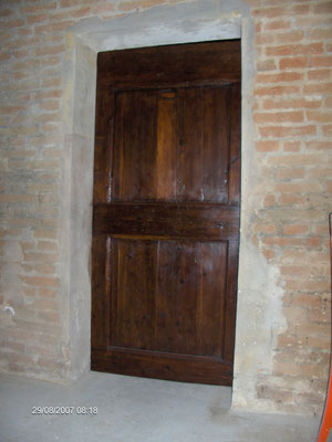 Restauro porta interna