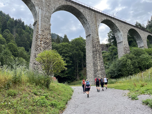 Start am Ravenna-Viadukt