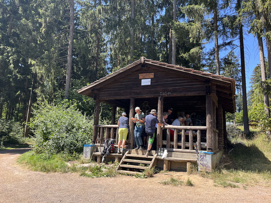 Kaffeepause an der Natzentalhütte