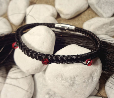 Armband Pferdehaar Swarovski