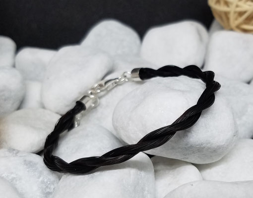 Schlichtes Pferdehaararmband