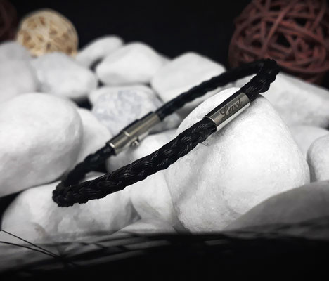 Armband Roßhaar Gravur