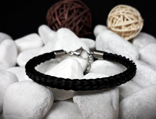 Schlichtes Armband aus Schweifhaar, Pferdehaarschmuck