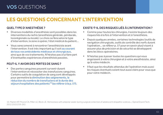 LES QUESTIONS CONCERNANT L’INTERVENTION QUEL TYPE D’ANESTHÉSIE ?