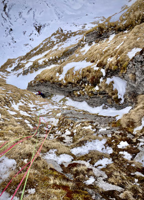Meine Lieblingslänge durch den hübschen Kamin von Seillänge 5