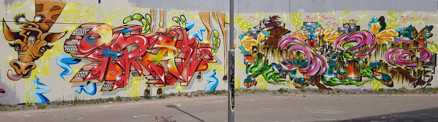 PAT23 & FRAEN LFE-Team - Graffiti Kunst Leipzig 2021