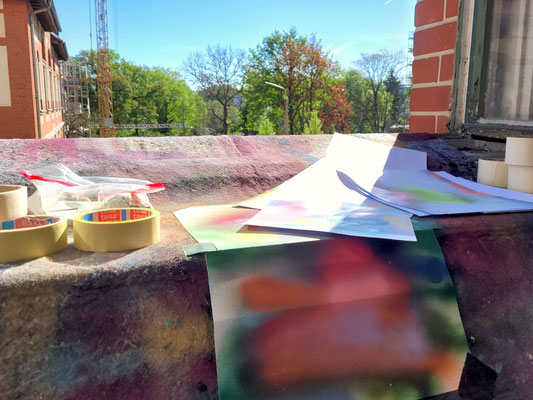 UNESCO 'Bunte Toiletten' Graffiti Workshop Leipzig Kepler Schule - PAT23 & Fraencisart 