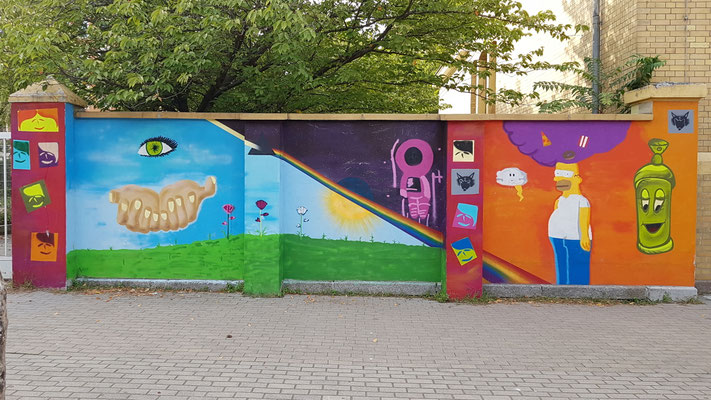 Graffiti Workshop Leipzig Schule