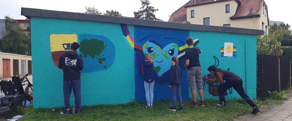 PAT23 Graffiti Workshop Leipzig Markkleeberg