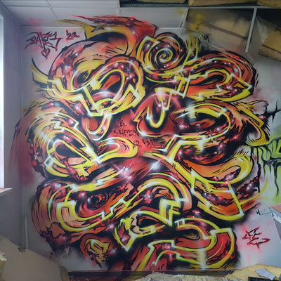 PAT23 Piece - Graffiti Kunst Leipzig 2022