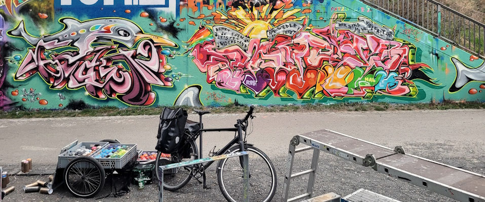 PAT23 & FRAEN LFE-Team - Graffiti Kunst Leipzig 2024