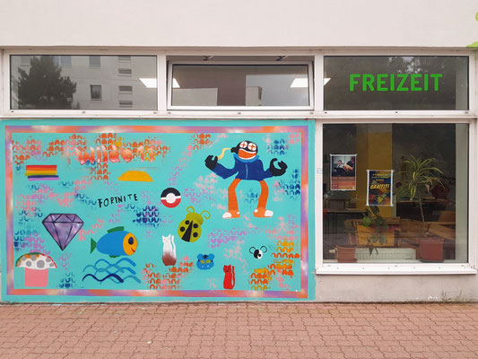 PAT23 Graffiti Workshop Leipzig Grünau - Freizeittreff Wilde 11