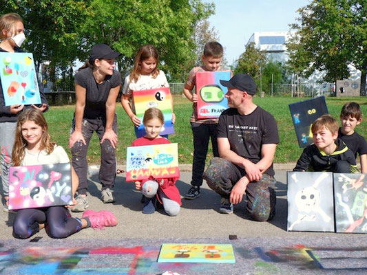 PAT23 & Fraencisart - Graffiti Projekt Leipzig - Kultur Kollaborateure 2023