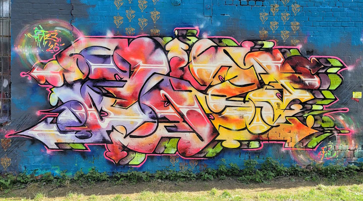 PAT23 Piece - Graffiti Kunst - Leipzig 2025