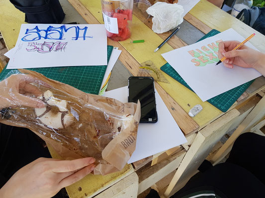 Graffiti Workshop Leipzig Freiwilligendienst Jugend