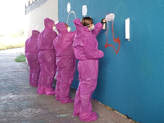 PAT23 2021 - Graffiti Projekt Leipzig - Firmen-Teamevent - ressourcenmangel GmbH Dresden & Berlin