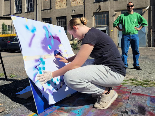 PAT23 Graffiti Workshop Zwenkau bei Leipzig 2025 | DPFA + Wheels 'n Culture