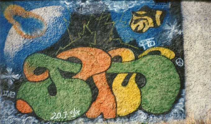 PAT23 "Tato" - 1. Linepiece - Old School Graffiti Kunst Leipzig 1994