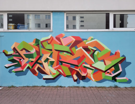 PAT23 2022 - Graffiti Projekt Leipzig Grünau - Außengestaltung Freizeittreff Wilde11
