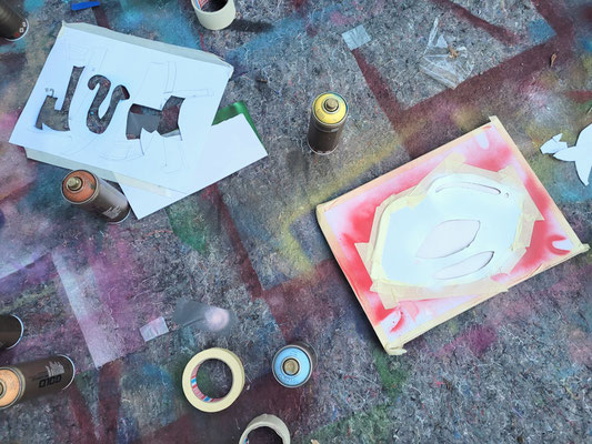PAT23 Kindergeburtstag Graffiti Projekt in Leipzig 2023