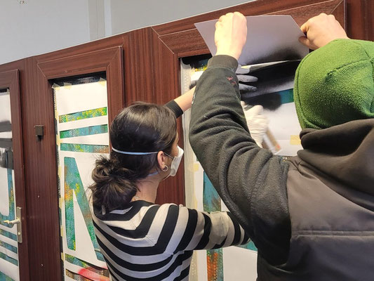 PAT23 & Fraen-Art 'Bunte Toiletten' Graffiti Workshop Kepler-Schule Leipzig 2024
