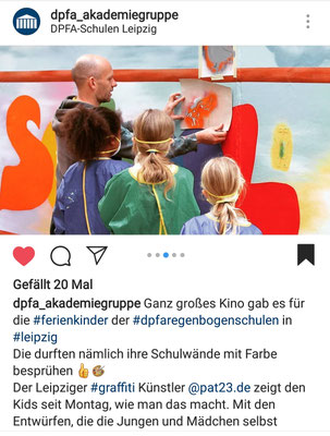 Graffiti Workshop Leipzig Grundschule