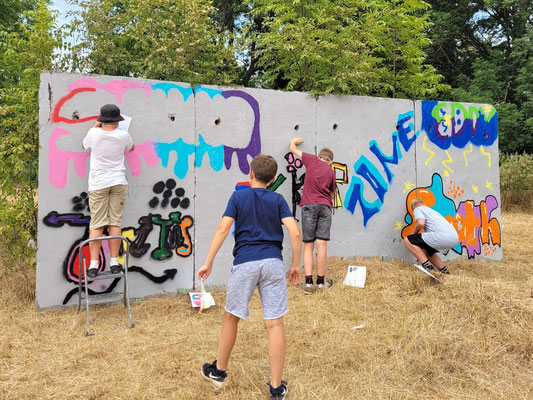 PAT23 - Graffiti Workshop Nähe Leipzig - Kindergeburtstag