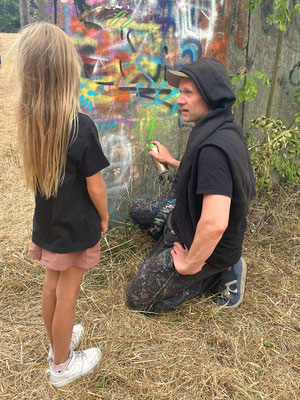 PAT23 - Graffiti Workshop Nähe Leipzig - Kindergeburtstag 