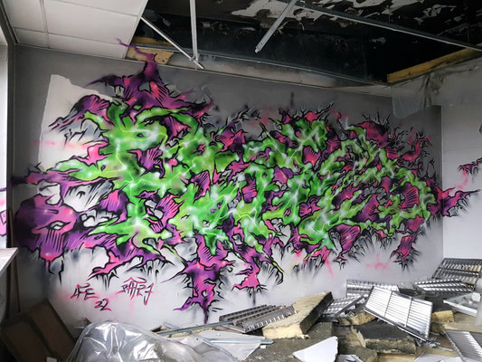 PAT23 Piece - Graffiti Kunst Leipzig 2022