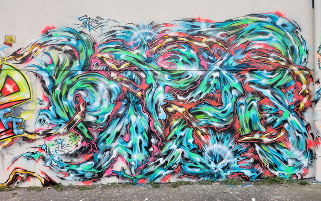 PAT23 Piece - Graffiti Kunst Leipzig 2022