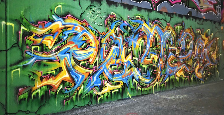 PAT23 Piece - Graffiti Kunst - Leipzig 2023