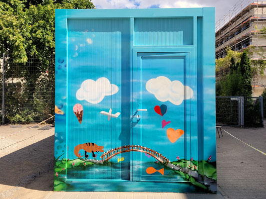 PAT23 - Graffiti Projekt Brüder-Grimm-Schule Leipzig Paunsdorf - 2022