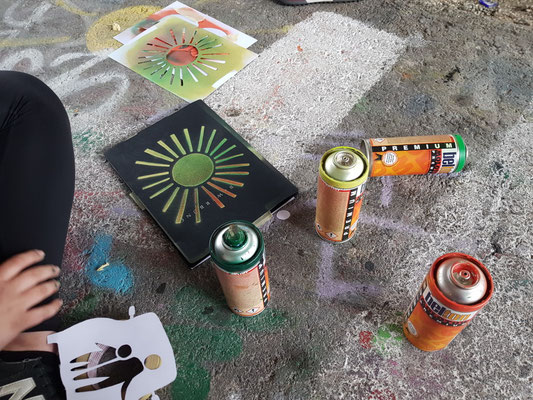 Graffiti Workshop Leipzig Freiwilligendienst Jugend