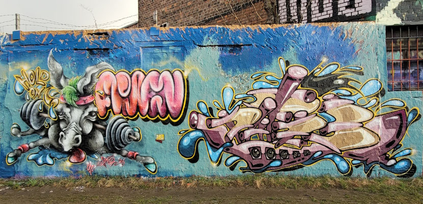 PAT23 & FRAEN LFE-Team - Graffiti Kunst Leipzig 2026
