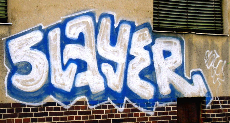 PAT23 "Slayer" - Streetbombing Graffiti Kunst Leipzig 90er