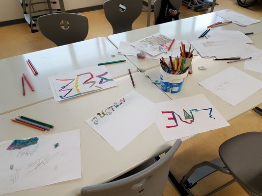 Graffiti Workshop Leipzig Grundschule