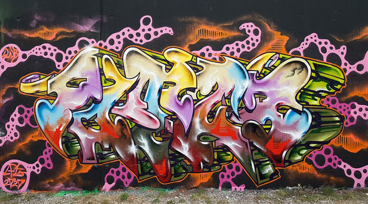 "PAT23" - PAT23 & Fraen "Team LFE" Privat Graffiti Event Leipzig 2020